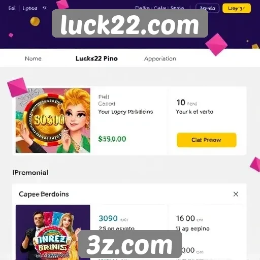 Luck22.com oferece promoções exclusivas para novos usuários