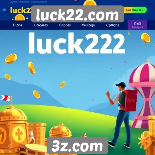 Facilidade de navegação no site luck22.com