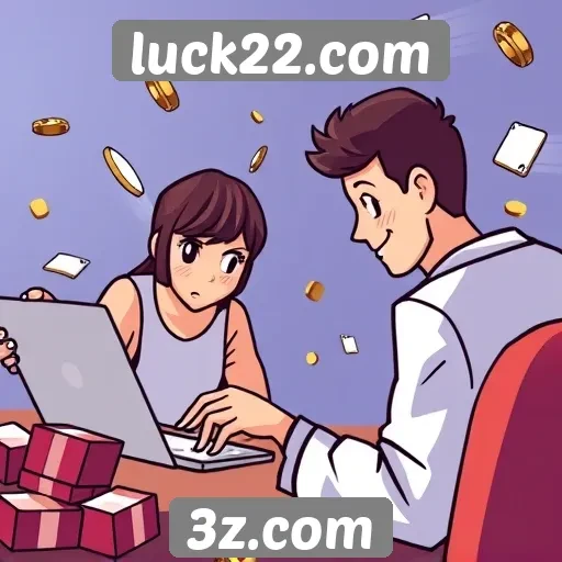Experiência do usuário no site luck22.com