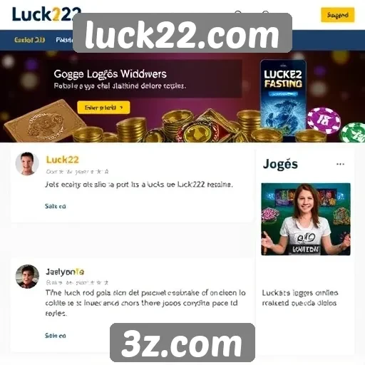 Opiniões de usuários sobre luck22.com